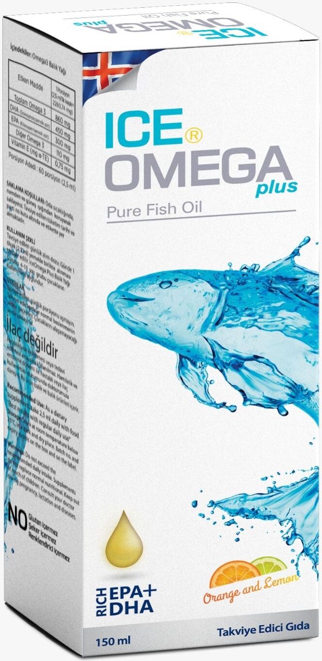 Ice Omega Plus Balık Yağı Şurubu 150 Ml