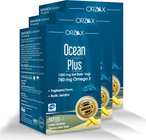Ocean Plus 1200 mg 50 Kapsül (3 Kutu)