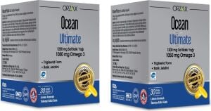 Ocean Ultimate 1050 Mg Omega 3 Balık Yağı 30 Kapsül 2 Adet