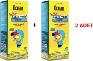 Orzax Ocean Balık Yağı Şurubu Omega 3 Limon Aromalı