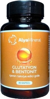 Alya Mineral Glutatyon & Bentonit Içeren Takviye Edici Gıda 30 Kapsül