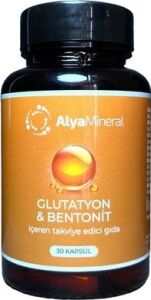 Alya Mineral Glutatyon & Bentonit Içeren Takviye Edici Gıda 30 Kapsül