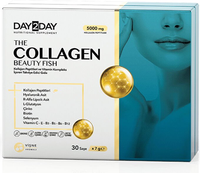 Day2Day The Collagen Beauty Fish Vişne Aromalı 30 Saşe