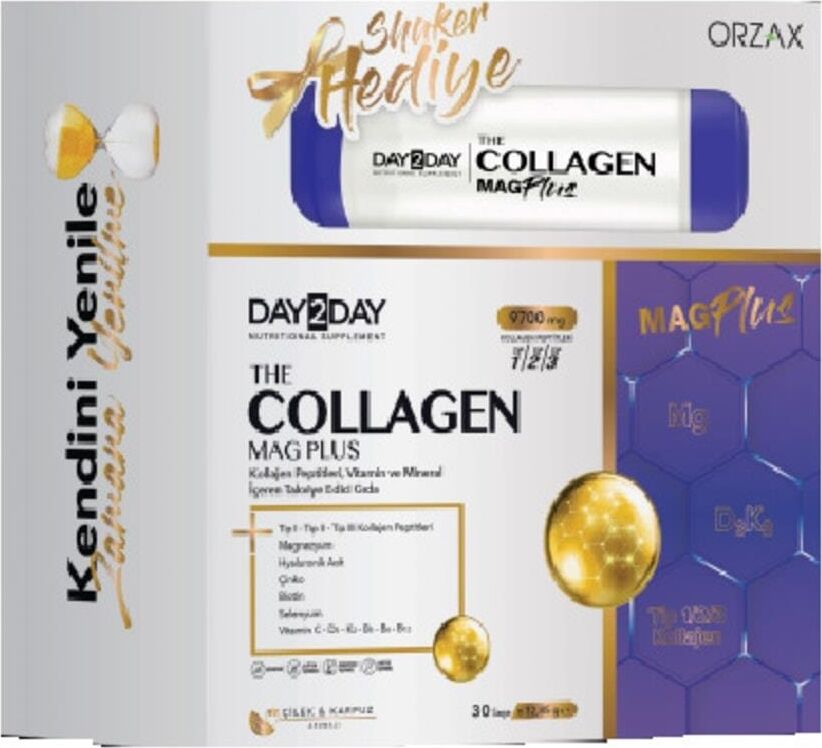 Day2day The Collagen Mag Plus 30 Saşe Shaker  Day2day Magplus