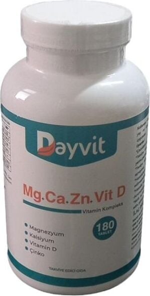 Dayvit Kalsiyum Magnesium Vitamin D Çinko 180 Tablet