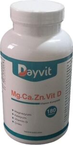 Dayvit Kalsiyum Magnesium Vitamin D Çinko 180 Tablet