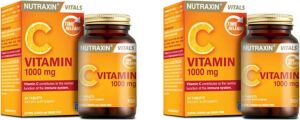 Nutraxin Vitamin C 1000 Mg Takviye Edici Gıda 30 Tablet x 2