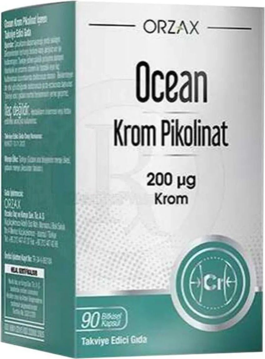 Orzax Ocean Krom Pikolinat 20 Mcg 90 Kapsül