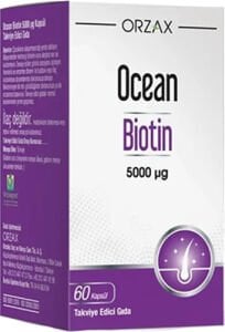 Orzax Ocean Biotin 5000 Mcg 60 Kapsül