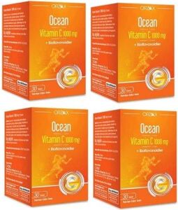 Orzax Ocean Vitamin C 1000 Mg 30 Tablet 4 Kutu