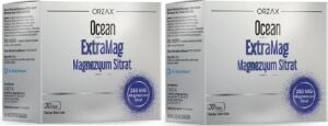 Orzax Ocean Extramag Magnezyum Sitrat 30 Saşe x 2'li
