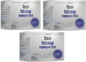 Orzax Ocean Extramag Magnezyum Sitrat 30 Saşe x 3