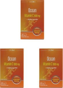 Orzax Ocean Vitamin C 1000 Mg 30 Tablet x 3 Kutu