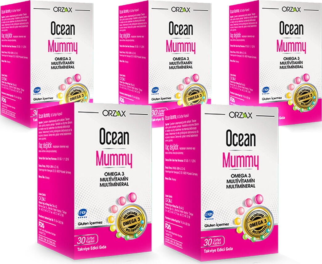 Ocean Mummy 30 Softjel Kapsül x 5 Adet