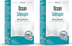 Orzax Ocean Selenyum 60 Tablet 200 Mcg x 2 Adet