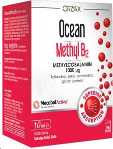 Ocean Methyl B12 Sprey 1000 mg 10 ml