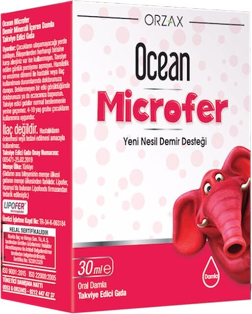 Ocean Microfer 30ml Yeni Nesil Demir Desteği