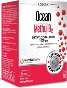 Ocean Methyl B12 1000 Mcg Methylcobalamin 5 Ml
