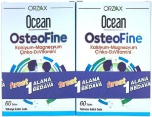 Orzax Ocean Osteofine Takviye Edici Gıda 2’li Fırsat Paketi 60 Tablet