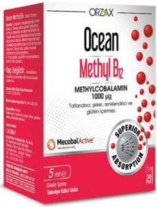 Orzax Ocean Methyl B12 1000 mg 5 ml