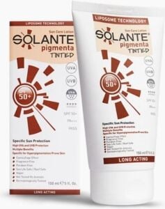 Solante Pigmenta Tinted Güneş Koruyucu Losyon Spf 50 150 ml