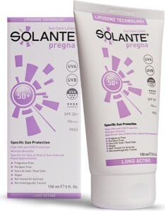Solante Pregna Spf 50+ 150 ml  Gebelik Dönemi Için Özel Güneş Koruma Kremi