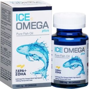 Ametis Ice Omega Plus Balık Yağı Kapsülü 1000mg 30 Kapsül