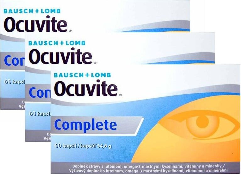 Bausch + Lomb Ocuvite Complete 60 Kapsül - 3 Adet