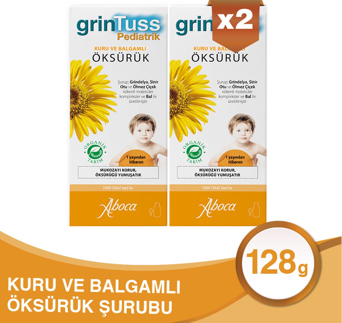 Grintuss Pediatrik  Şurup 128 GR 2 Adet - Abdi İbrahim