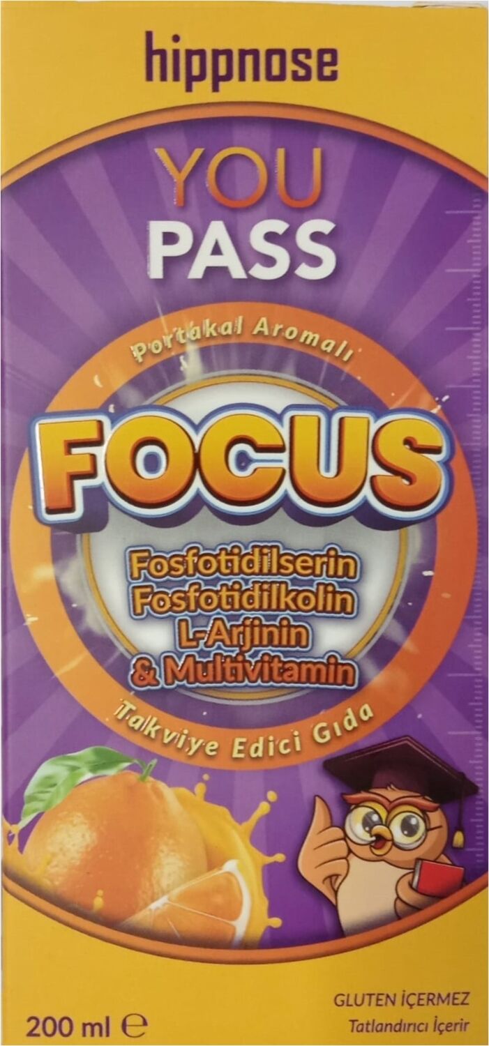 Hippnose Youpass Focus Şurup 200 ml