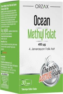 Ocean Methyl Folat 400 mg 30 Tablet