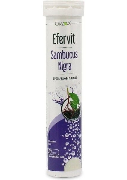 Orzax Efervit Sambucus Nigra 20 Tablet