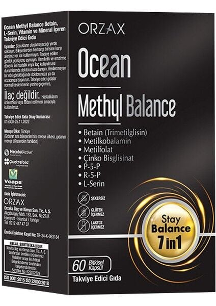 Ocean Plus Methyl Balance 60 Kapsül
