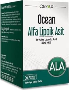 Orzax Ocean Alfa Lipoik Asit 600 Mg 30 Kapsül