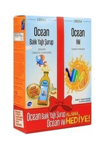 Ocean Plus Portakallı Balık Yağı 150 ml - Ocean Plus VM Hediyeli