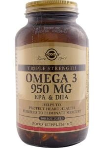 Solgar  Omega-3 950 Mg 100 Softgels SLG020580 Balık Yağı
