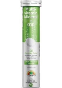 Sunlife MultiVitamin  Mineral  Q10 20 Efervesan Tablet