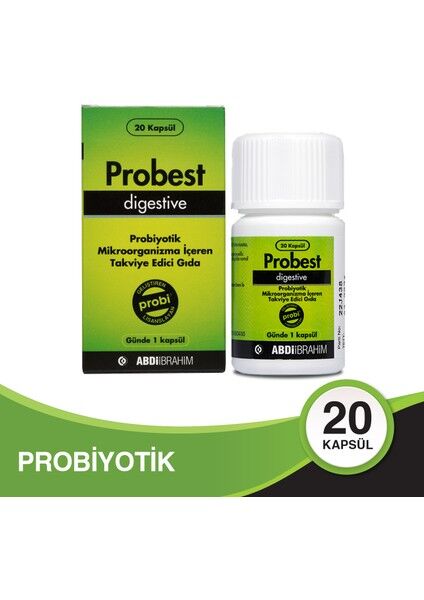 Probest Probiyotik Digestive 20 Kapsül - Abdi İbrahim