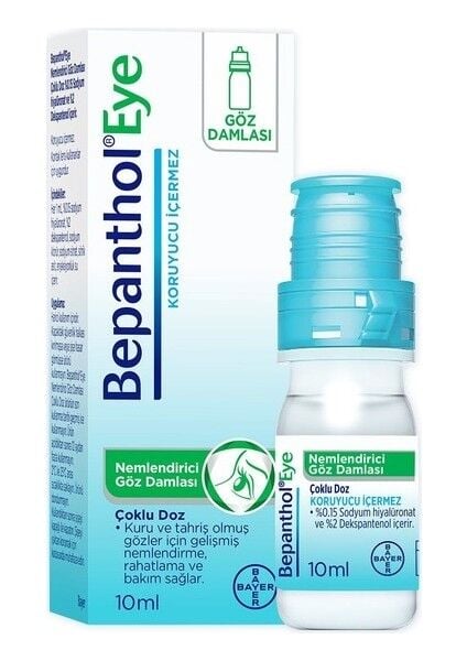 Bepanthol Eye Nemlendirici Goz Damlası Çoklu Doz 10 ml