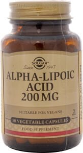 Solgar Alpha Lipoic Acid 200 Mg 50 Kapsül