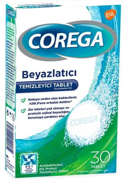 Corega Diş Protezi Temizleyici 30 Tablet