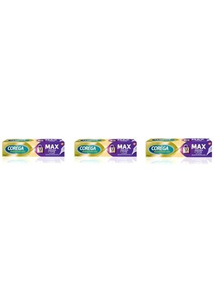 Corega Maksimum Kontrol Diş Protez Yapıştırıcı 3'lü Paket