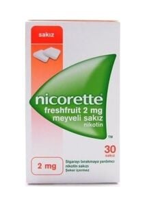 Nicorette 2 Mg Meyveli 30 Adet Sakız x 2 Paket