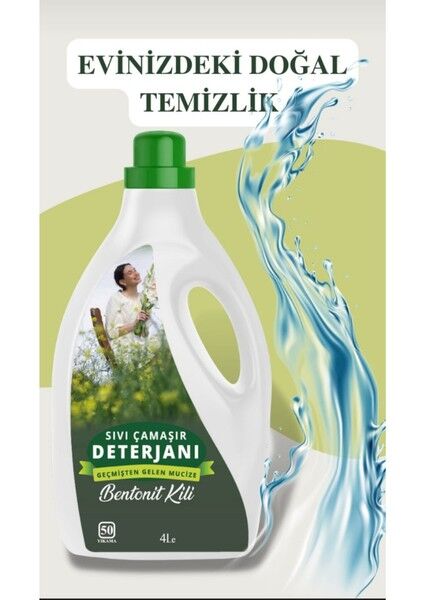 Mediclay Sıvı Çamaşır Deterjanı Bentonit Kili 4 Litre