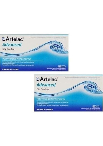 Bausch + Lomb Artelac Advanced 30X0,5ML Damla 2 Adet