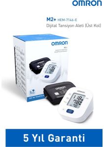OMRON M2+ 30 Ölçüm Hafızalı Geniş Manşetli Üst Koldan Ölçer Dijital Tansiyon Aleti HEM-7146-E
