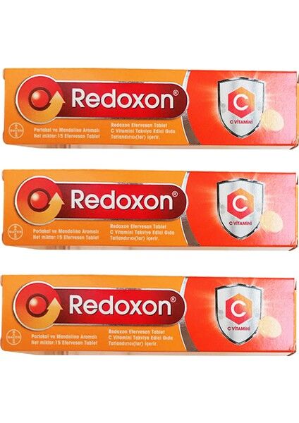 Redoxon Vitamin C 1000 Mg Efervesan 15 Tablet 3 Adet