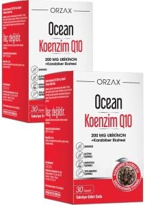 Ocean Koenzim Q10 200 Mg 30 Kapsül  2 Adet